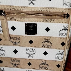 mcm vitro crossbody striped leather bag